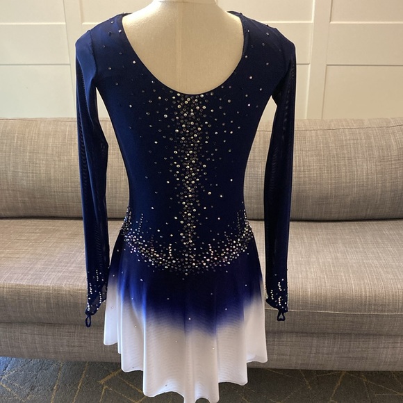 NEW figure skating competition dress - custom measurements approx. women’s 0/XXS - Picture 2 of 5